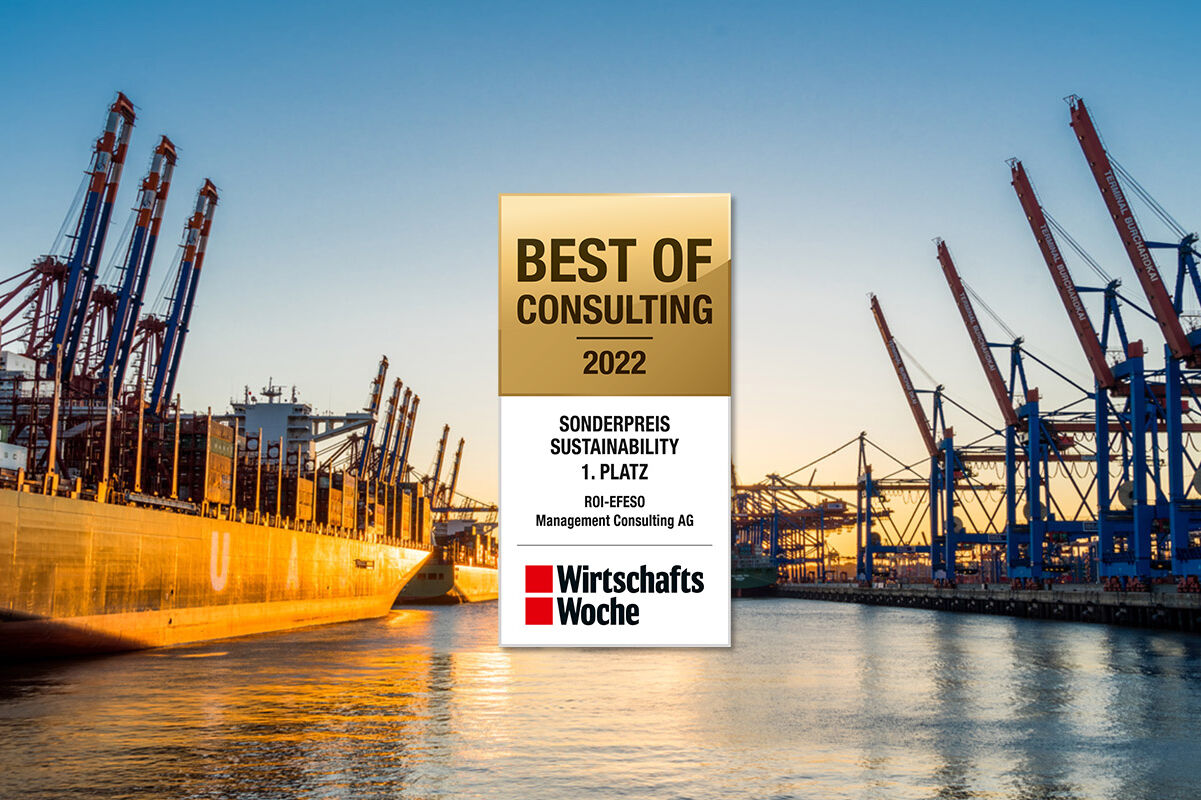 Bild des Hafen von Antwerpen mit dem Best Consulting Awards 2022