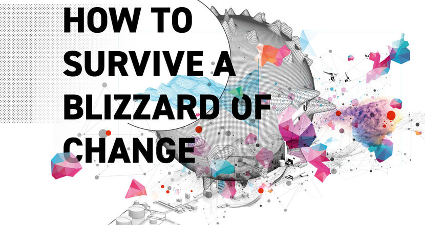 ROI Dialog 64 - Illustration "How to survive a blizzard of change"