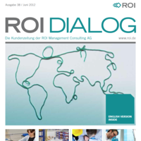 Cover mit Grafik und mehreren Bildern der ROI Dialog Ausgabe 38