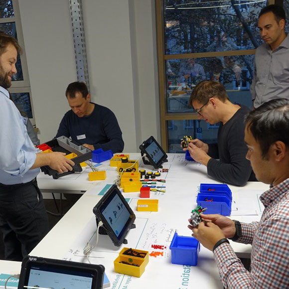 ROI Case Study Digital Manager case study photo of lean digital manager workshop