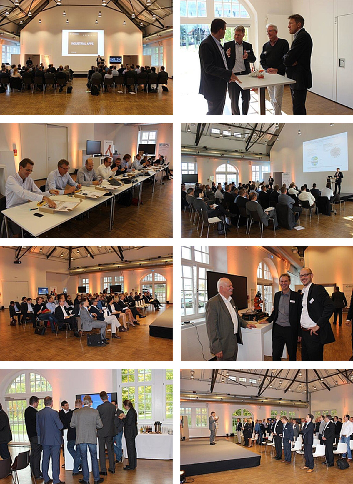 [Translate to English:] Bilder des Workshops ROI Industrie 4.0 Konkret